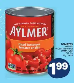 Marché Bonichoix AYLMER ACCENTS (540 mL) TOMATOES offer
