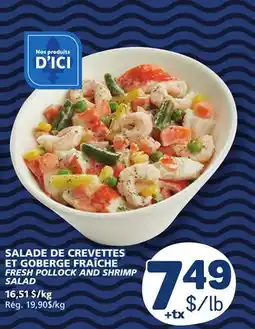 Marché Bonichoix FRESH POLLOCK AND SHRIMP SALAD offer