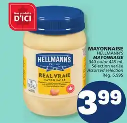 Marché Bonichoix HELLMANN'S MAYONNAISE offer