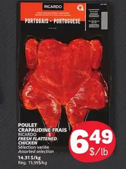Marché Bonichoix RICARDO FRESH FLATTENED CHICKEN offer