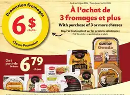 Marché Bonichoix cheeses offer