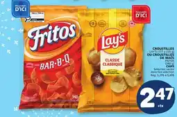 Marché Bonichoix LAY'S or FRITOS CHIPS offer