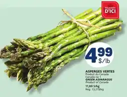 Marché Bonichoix GREEN ASPARAGUS offer