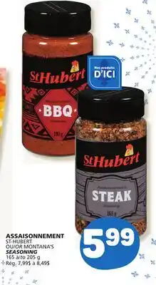 Marché Bonichoix ST-HUBERT MONTANA'S SEASONING offer