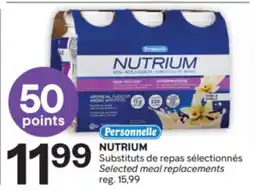 Brunet NUTRIUM Substituts de repas sélectionnés offer