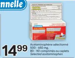 Brunet Personnelle Acétaminophène sélectionné 500 - 650 mg, 80 - 110 comprimés ou caplets offer