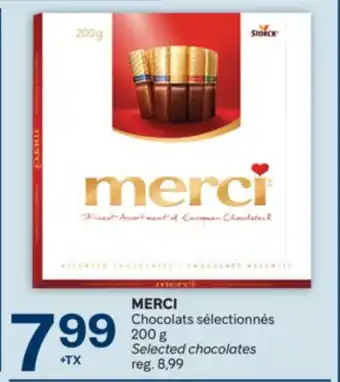 Brunet MERCI Chocolats sélectionnés offer