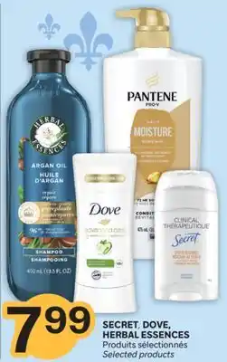 Brunet SECRET, DOVE, HERBAL ESSENCES Produits sélectionnés offer