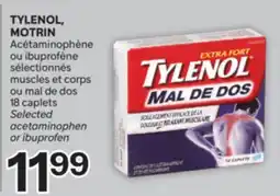 Brunet TYLENOL, MOTRIN Acétaminophène ou ibuprofène sélectionnés muscles et corps ou mal de dos offer