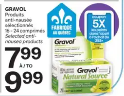 Brunet GRAVOL Produits anti-nausée sélectionnés offer