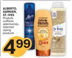 Brunet ALBERTO, GARNIER, ST. IVES Produits coiffants sélectionnés offer