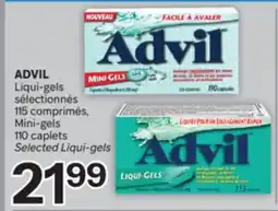 Brunet ADVIL Liqui-gels sélectionnés 115 comprimés offer