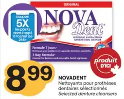 Brunet NOVADENT Nettoyants pour prothèses dentaires sélectionnés offer