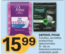 Brunet DEPEND, POISE Culottes, serviettes protectrices sélectionnées offer
