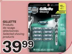 Brunet GILLETTE Produits de rasage sélectionnés offer