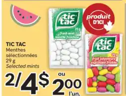 Brunet TIC TAC Menthes sélectionnées offer