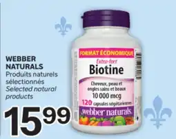Brunet WEBBER NATURALS Produits naturels sélectionnés offer