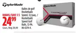Canadian Tire TaylorMade Rocketballz Speed Golf Balls, 12-Pk offer