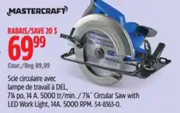 Canadian Tire 71⁄4˝ Circular Saw with LED Work Light, 14A offer