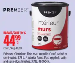 Canadian Tire Premium Interior Paint offer