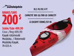 Canadian Tire SUNDOLPHIN Rotomold Muskoka Kayak offer