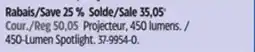 Canadian Tire MASTERCRAFT 450-Lumen Spotlight offer