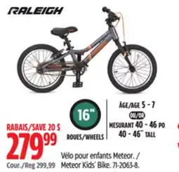 Canadian Tire Meteor Kids' Bike offer