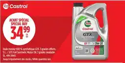 Canadian Tire Huile moteur 100 % synthétique GTX offer