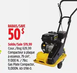 Canadian Tire 79cc Gas Plate Compactor, 11,000N offer