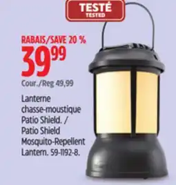 Canadian Tire Patio Shield Mosquito-Repellent Lantern offer
