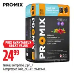 Canadian Tire PRO-MIX Compressed Bale offer