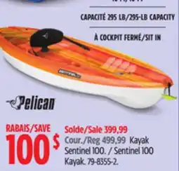 Canadian Tire Sentinel 100 Kayak offer