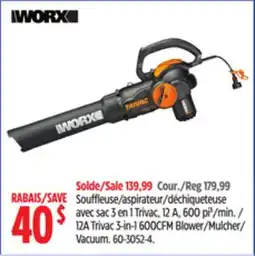Canadian Tire Blower/Mulcher/ Vacuum./ Souffleuse/aspirateur/déchiqueteuse avec sac 3 en 1 Trivac offer