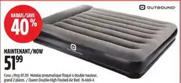 Canadian Tire Queen Double-High Flocked Air Bed offer