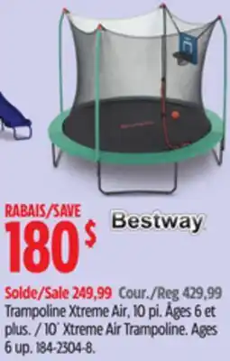Canadian Tire Bestway 10´ Xtreme Air Trampoline. Ages 6 up offer