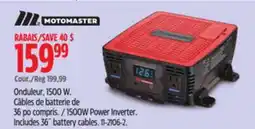 Canadian Tire 1500W Power Inverter. Includes 36˝ battery cables offer