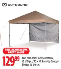 Canadian Tire 10 x 10´ Easy-Up Canopy Shelter offer