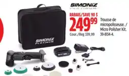 Canadian Tire Simoniz Platinum Micro Polisher Kit offer