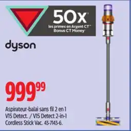 Canadian Tire V15 Detect 2-in-1 Cordless Stick Vac offer