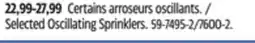 Canadian Tire Garden Club Selected Oscillating Sprinklers offer