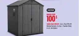 Canadian Tire Darwin Shed, 6 x 6 pi offer