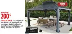 Canadian Tire Skyline Aluminum Hard-Top Gazebo with Netting offer