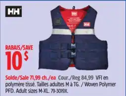 Canadian Tire Woven Polymer PFD offer