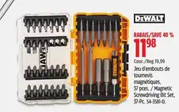 Canadian Tire Magnetic Screwdriving Bit Set, 37-Pc offer