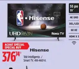 Canadian Tire Hisense Smart TV/Télé intelligente offer