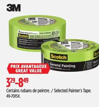 Canadian Tire Selected Painter's Tape offer