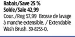Canadian Tire Extendable Wash Brush offer