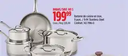 Canadian Tire Lagostina 9-Pc Stainless-Steel Cookset offer