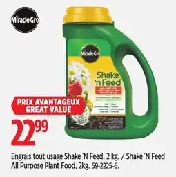 Canadian Tire Miracle-Gro Shake 'N Feed All Purpose Plant Food offer