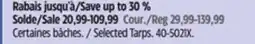 Canadian Tire Mastercraft Selected Tarps offer